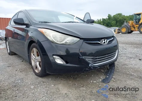 2013 Hyundai Elantra Gls из США, поврежденный, VIN 5NPDH4AE2DH416667